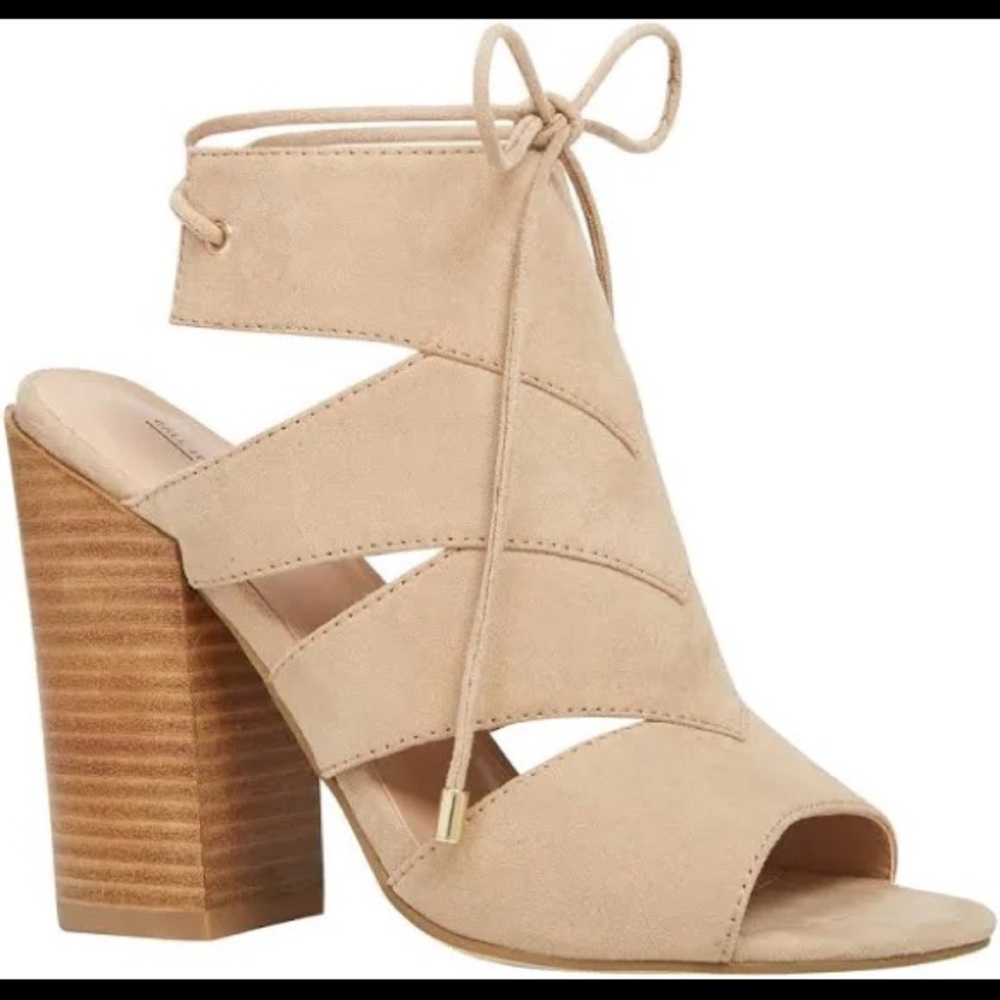 New Call it Spring Asadolla peep toe block mule heels
